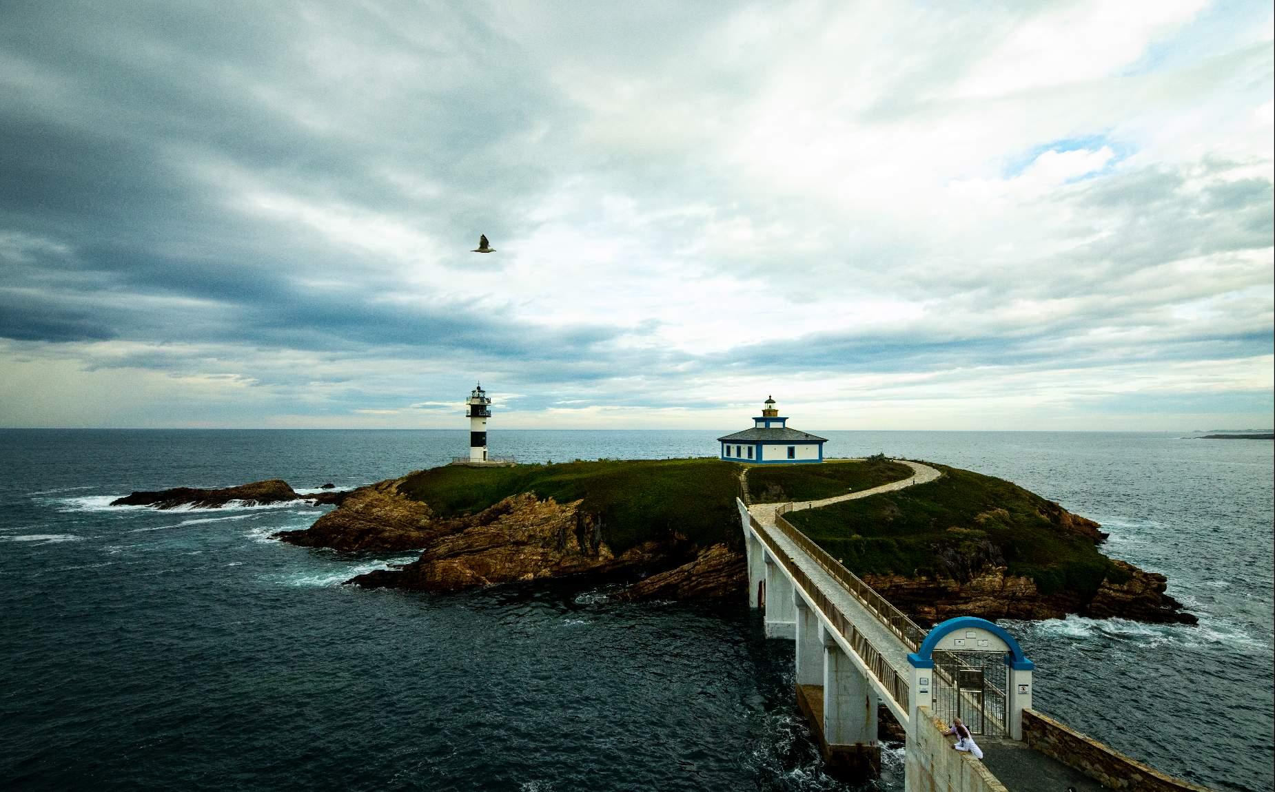 Lighthouse on the Galician coast