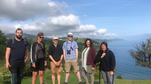 Un grupo de periodistas internacionales visitan el Geoparque de la Costa Vasca y la Reserva de la Biosfera de Udaibai
