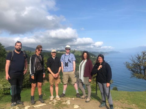 Un grupo de periodistas internacionales visitan el Geoparque de la Costa Vasca y la Reserva de la Biosfera de Udaibai