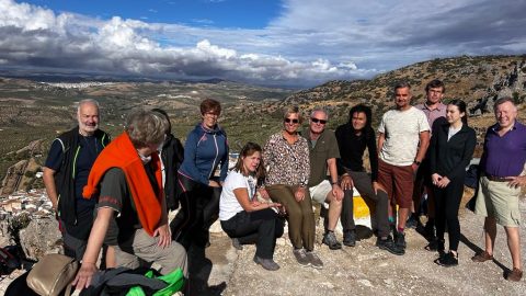9 operadores turísticos internacionales visitan el Geoparque de las Sierras Subbéticas y el Geoparque de Granada